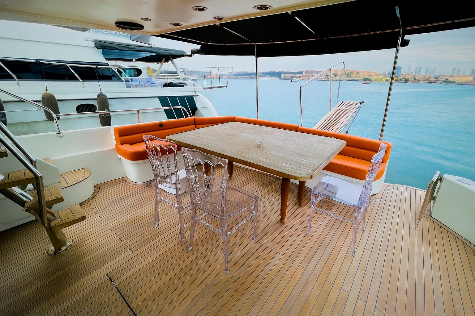 Brit & Berat private yacht