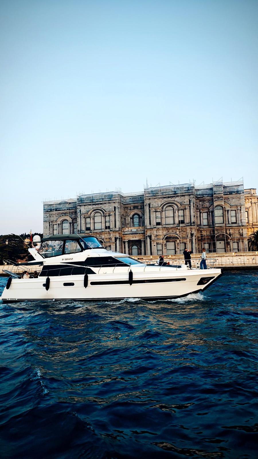 Brit & Berat private yacht