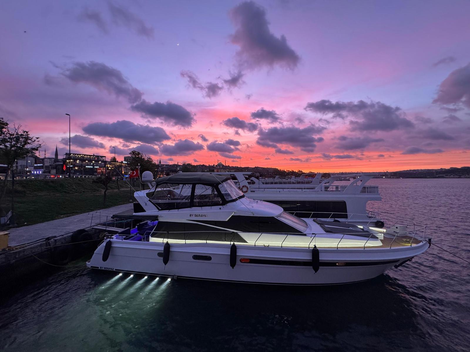 Brit & Berat private yacht