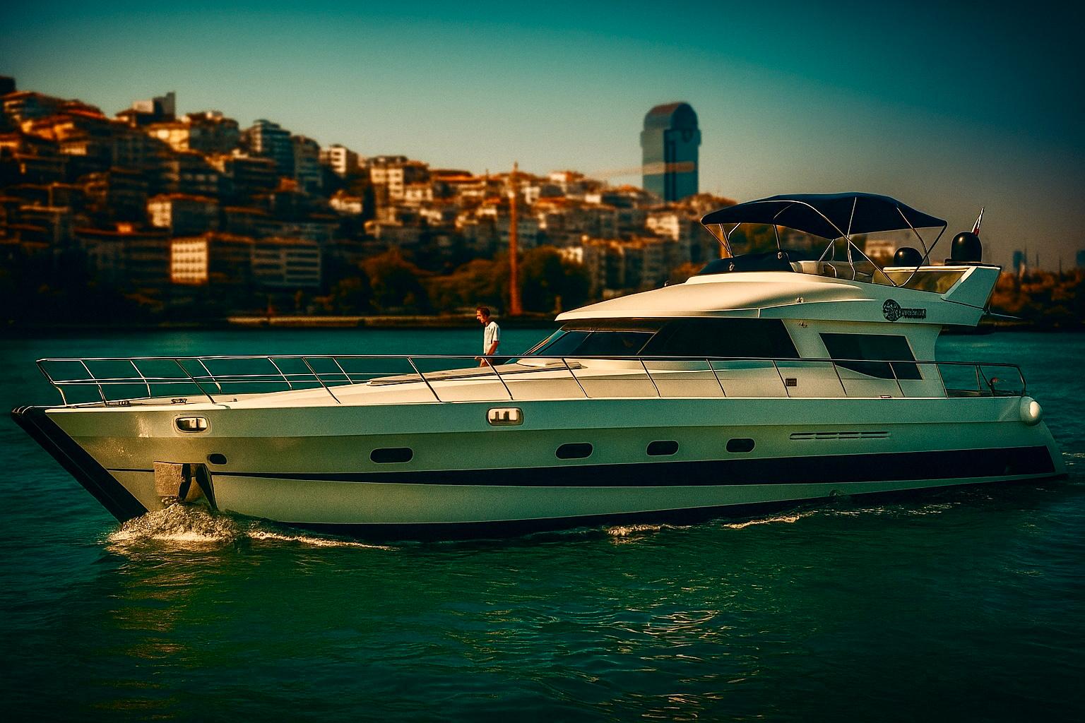 Brit & Berat private yacht