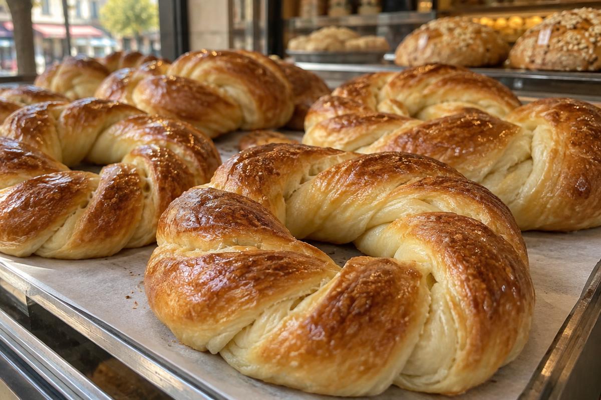 Açma: a soft, buttery twisted bread ring